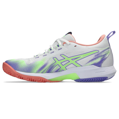 ASICS Women's SONICSMASH FF Padel Tennis Shoes, 9.5, White/Guava