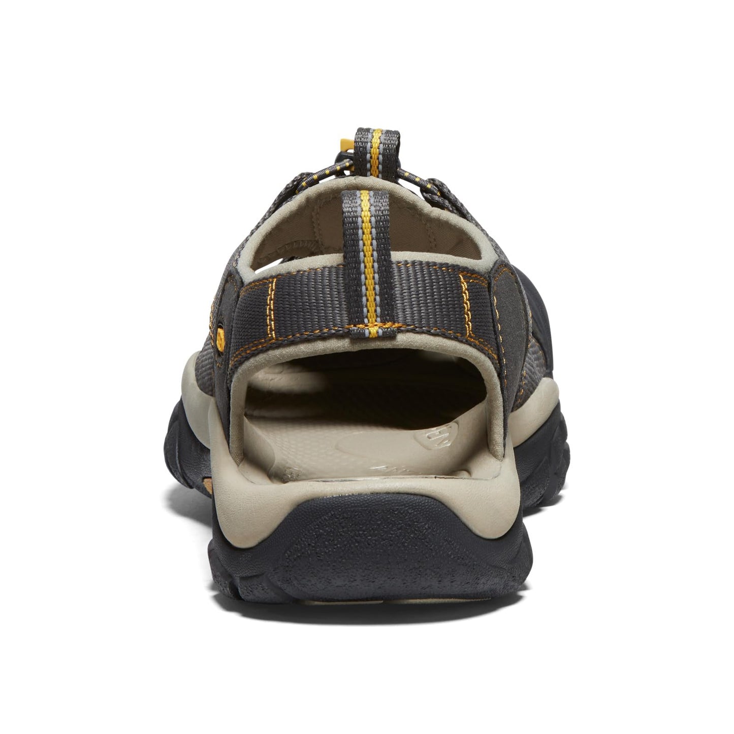 KEEN Men's Newport H2 Closed Toe Water Sandals, Raven/Aluminum, 10