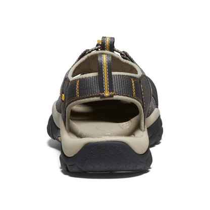 KEEN Men's Newport H2 Closed Toe Water Sandals, Raven/Aluminum, 10