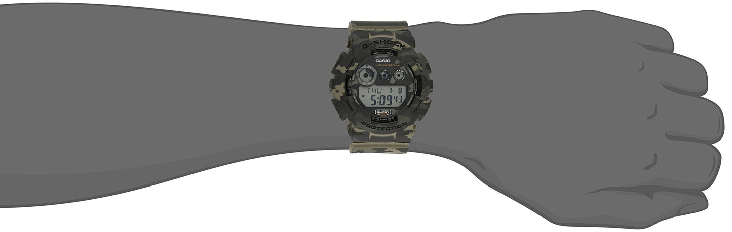 G-Shock Men's GD-120CM Brown/Green