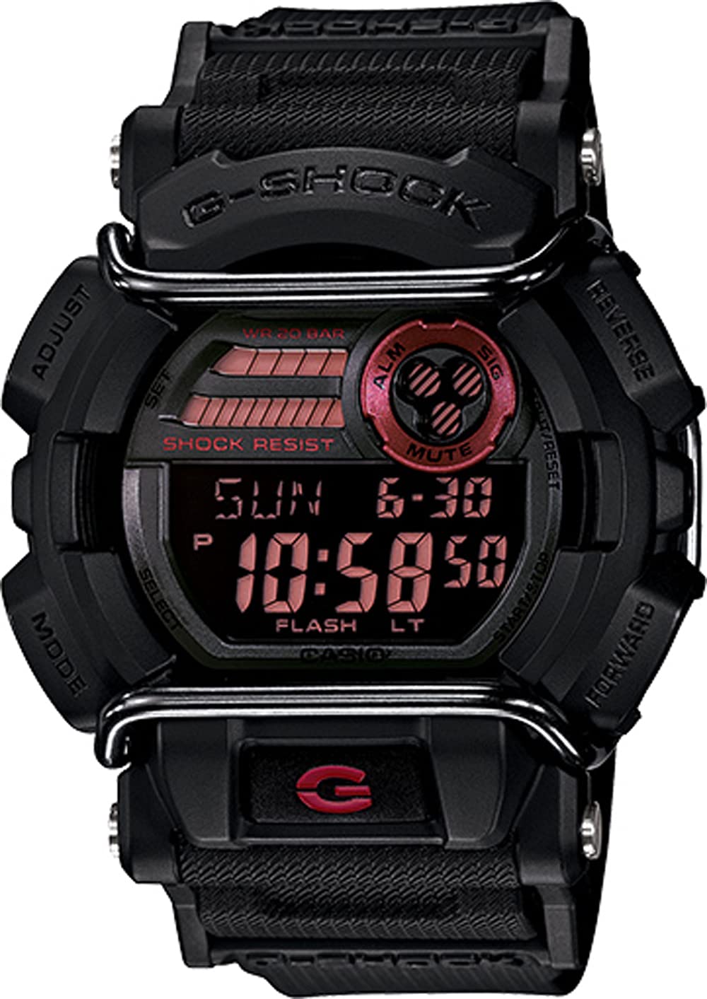Casio Men's G-Shock GD400-1CR Black Resin Sport Watch
