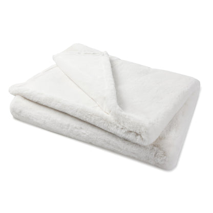 Nuzzie Snuggle Luxe Premium Soft Eco-Conscious Cozy Throw Blanket for Perfect Comfort - Vanilla (90"x108")