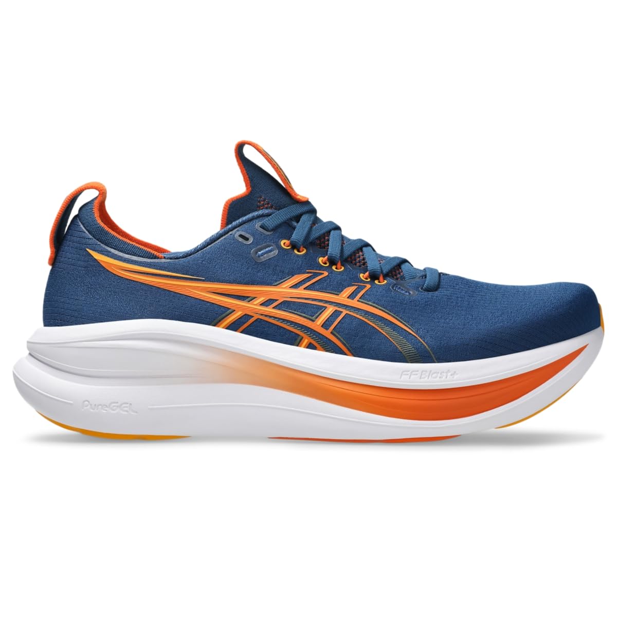 ASICS Men's Gel-Nimbus 28 Running Shoes, 11.5, Twilight Blue/ANZU