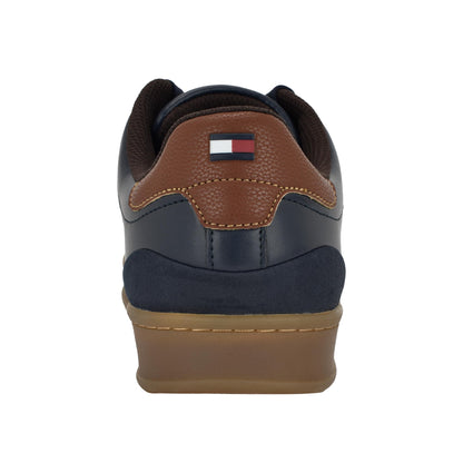Tommy Hilfiger Men's Jolene, Navy/Cognac Multi, 7.5 Medium