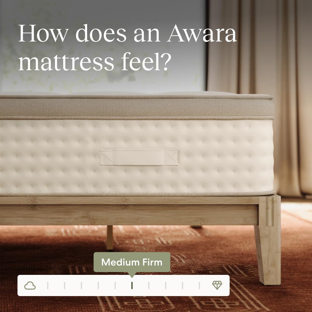 AWARA Premier 10" Hybrid Mattress, Cal King, 1-Year Trial
