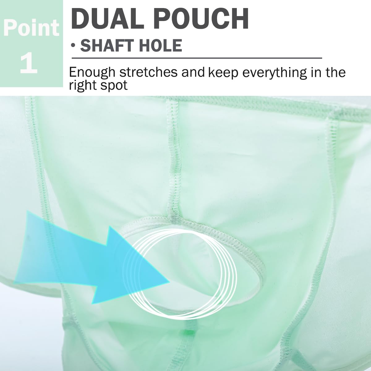 Men 's Underwear Briefs Bikini Silk Moisture Wicking Cool Breathable Underwear for Men Pouch Pack