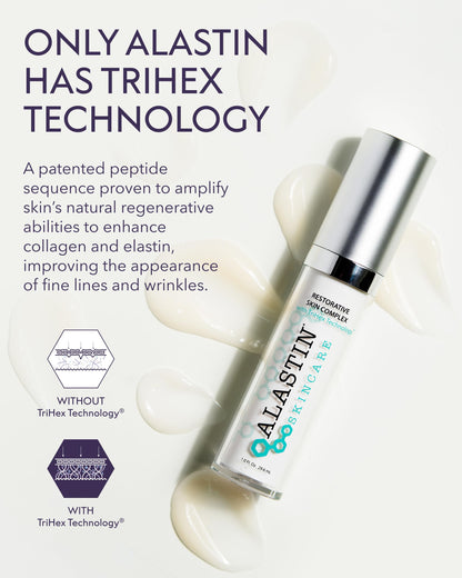 ALASTIN Skincare Restorative Skin Complex Anti-Aging Face Serum - Now with TriHex+ Technology (1 oz) | Improves Skin Hydration, Dullness, & Appearance of Fine Lines and Wrinkles