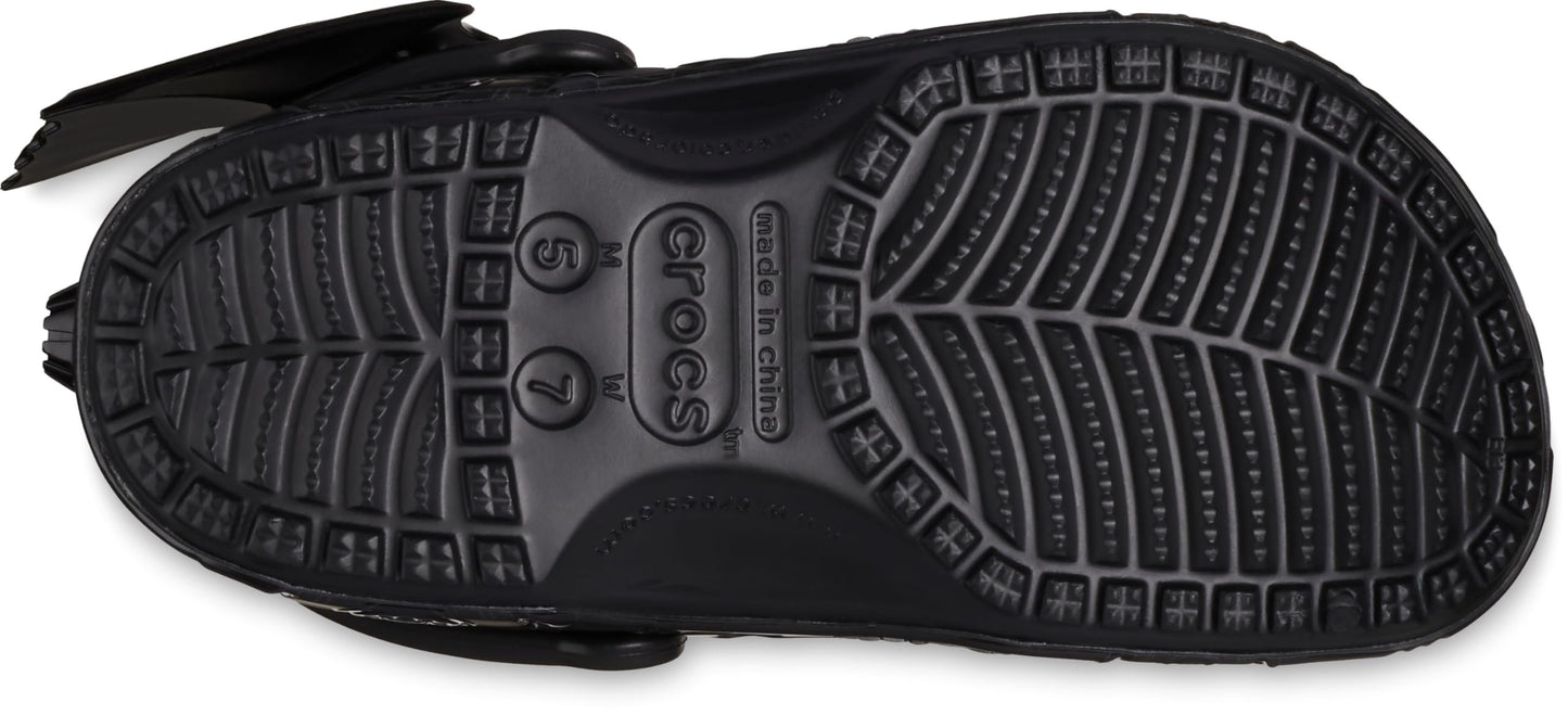 Crocs Unisex Classic Adjustable Batman Clogs Black/Batmobile 4 Medium