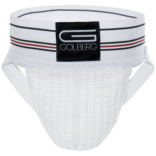 Golberg Mens Athletic Supporter 2 Pack White Large