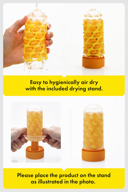 TENGA ARTE Weave - Reusable Male Masturbator with Soft, Springy Enveloping Sensations for Pleasurable Sensations