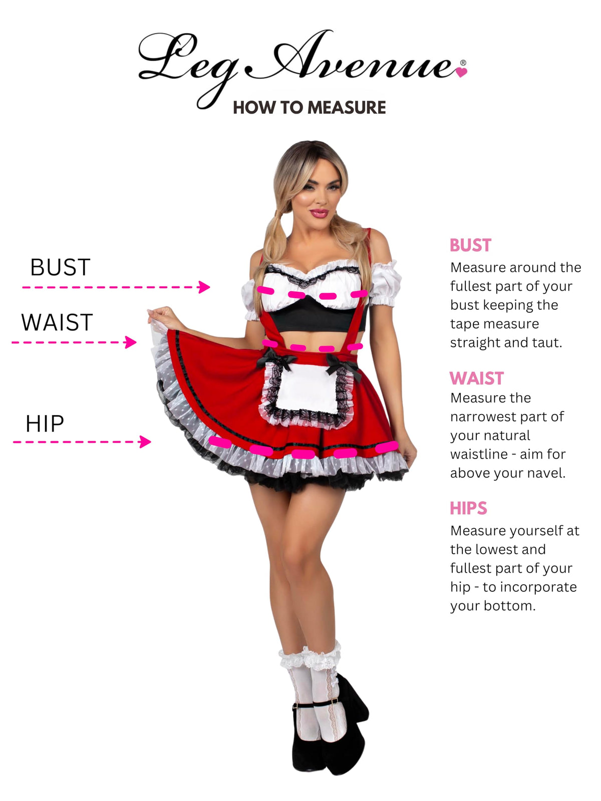 Leg Avenue Women's 2 Pc Beerfest Babe Costume Dress Halloween Costume - Octoberfest - Oktoberfest