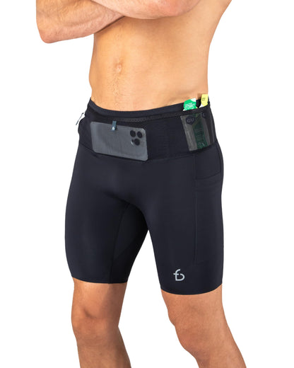 FlipBelt Men's Compression Shorts 3.0 - Black - M