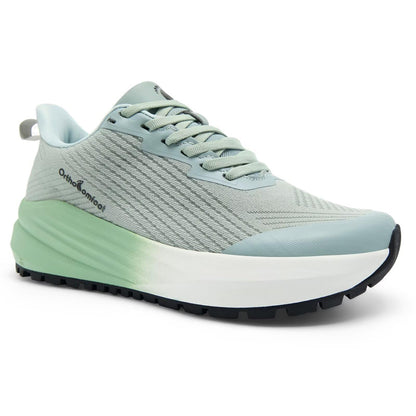 Men's Orthopedic Wide Comfortable Trail Sneaker: Casual Plantar Fasciitis Heel Spurs Arch Support Orthotic Neuropathy Pain Relief Trekking Shoes, Slip On Hammer Toes Leisure Walking Shoes Mint Size 12