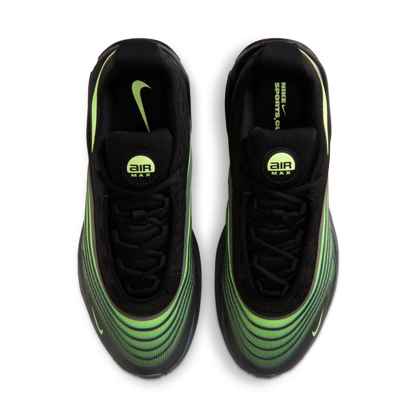 Nike Men's Air Max Fire Shoes, Black/Liquid Lime-Iron Grey, 15