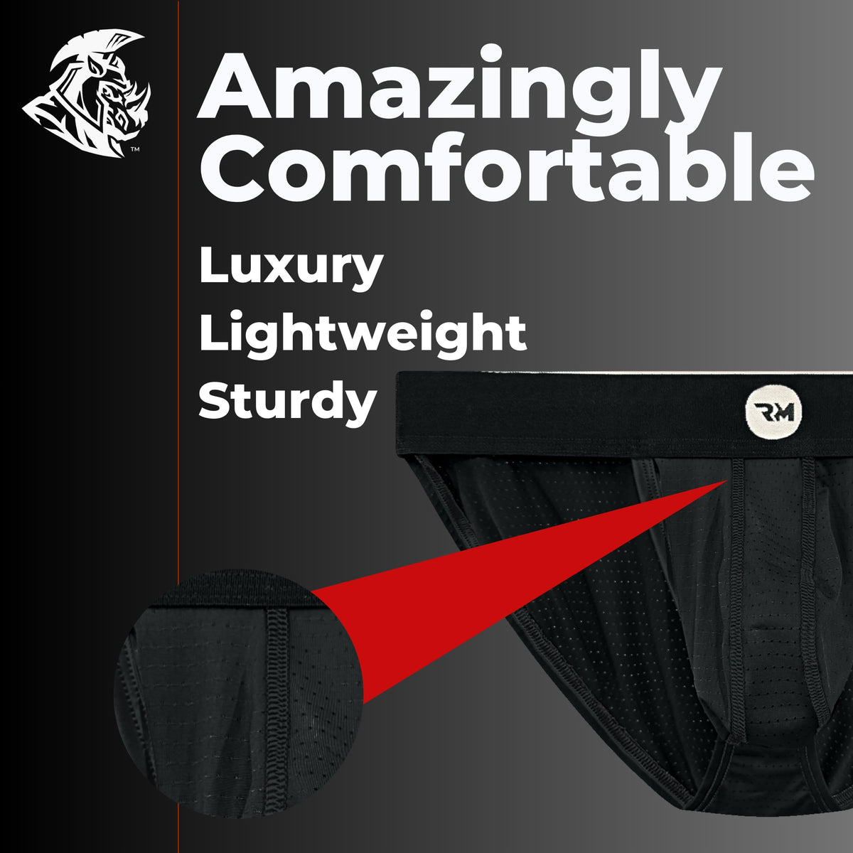 Real Men Mesh Sports Brief Nylon 1 Pk Black Mesh-X-Small