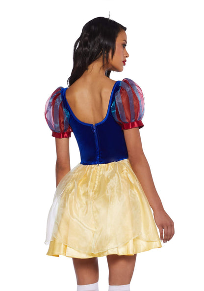 Dolls Kill Fairest Princess Costume - White Snowy Princess Outfit by Trickz N' Treatz - XX-Small