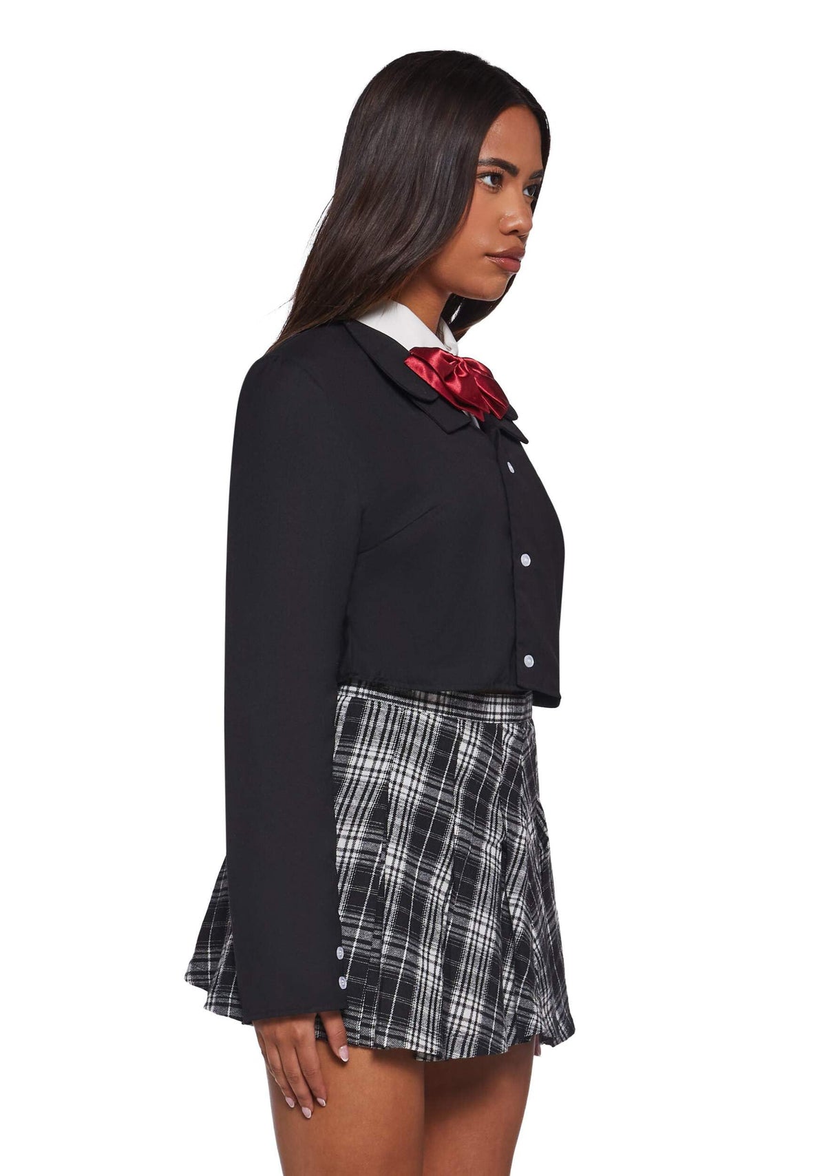 Dolls Kill Sadistic School Girl Costume for Women - The Bride Uma by Trickz N' Treatz