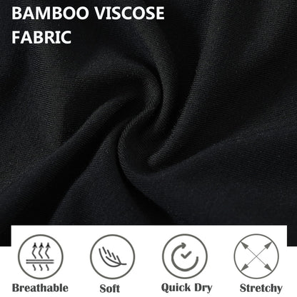 Mens Underwear with Pouch Briefs Sexy Cool Viscose Made from Bamboo Panties Black M