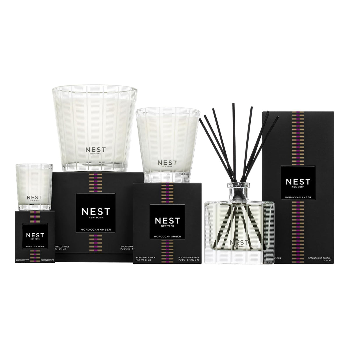 NEST New York Reed Diffuser, Moroccan Amber