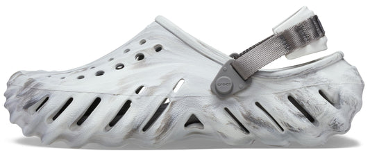 Crocs Unisex-Adult Echo Clogs, Moonlight/Multi, 9 Women/7 Men