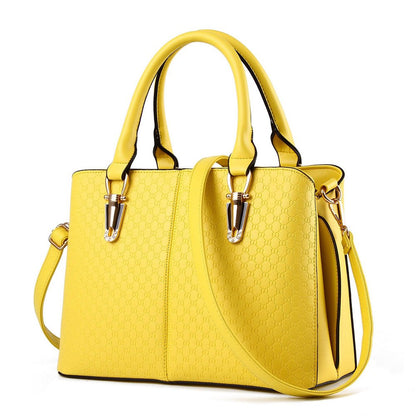 JHVYF Women Casual Top Handle Handbag Fashion Classics Satchel Shoulder Bag for Women crossbody bag Yellow Purse