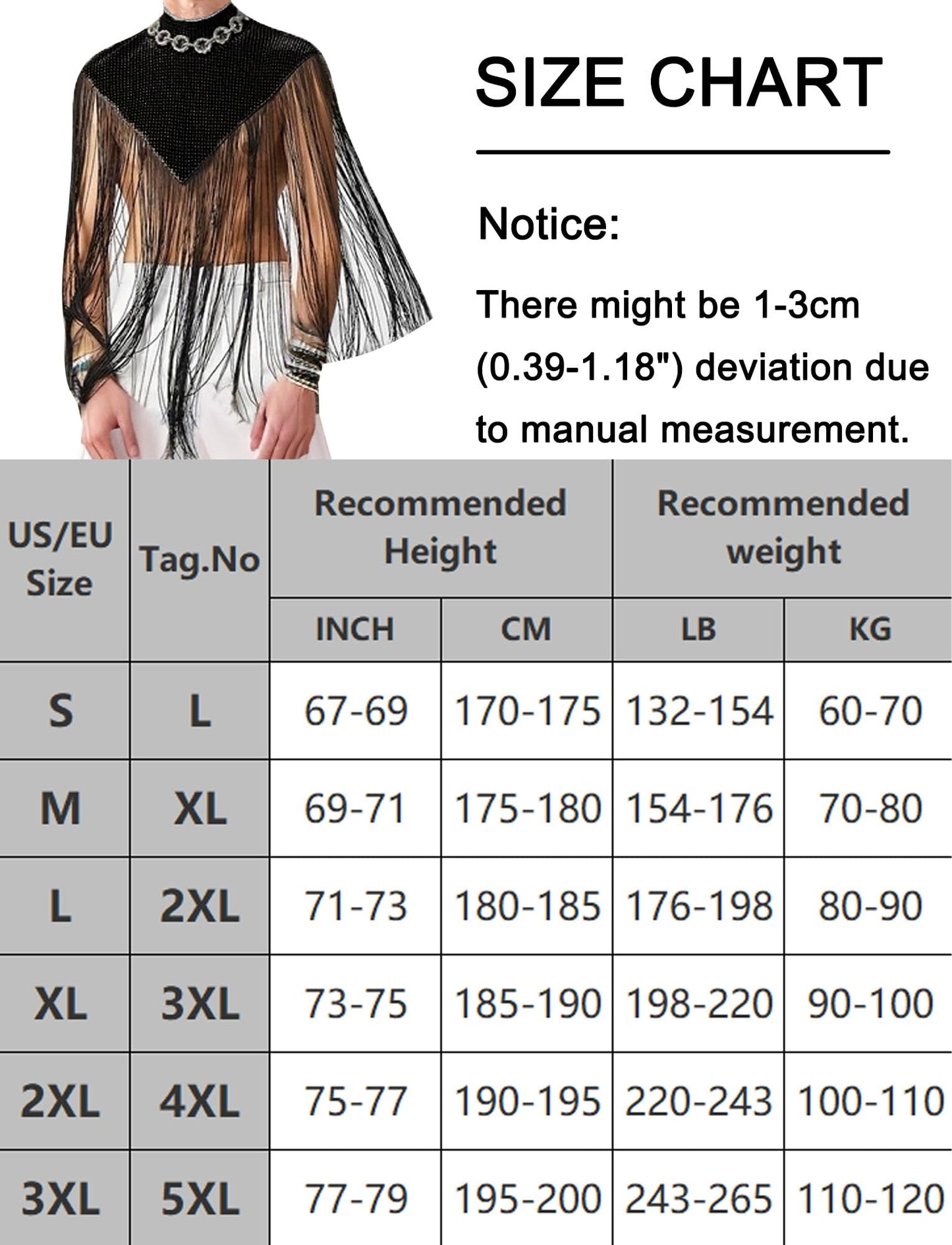 Men's Fringe Hem Turtleneck Sleeveless Tank Top Sequins Flowy Tassel Shirts Novelty See Through Muscle Top Tees for Night Out Bar Disco