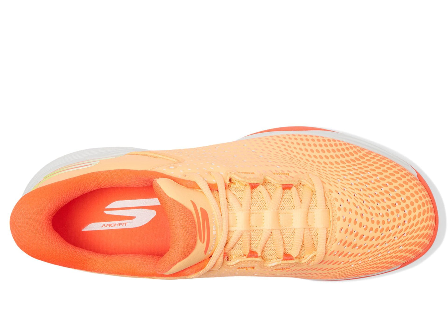 Skechers Women's Viper Court Reload Hands Free Slip-Ins Sneaker, Peach, 9.5