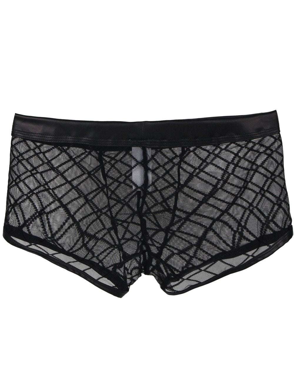 Men's Underwear Lingerie - Sexy Shorts Pants Lingerie for Men See Through Mesh Boxer Briefs