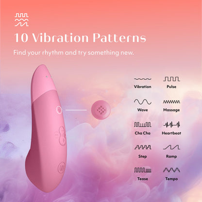 Womanizer Enhance 2 in 1 Air Massage Adult Toys & Clitoris Vibrator for Women | Clit Sucker Personal Massagers | Clitoral Stimulator Vibration Sex Toys | Couples Sexual Pleasure Tools | Light Pink