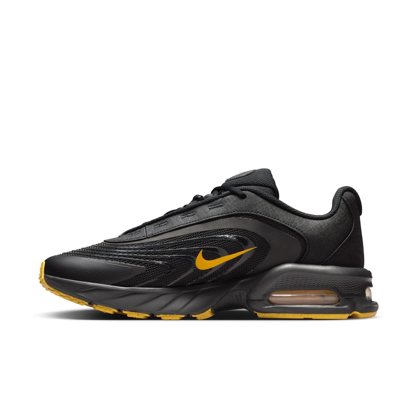 Nike Men's Air Max Fire Lifestyle Shoes, Black/Laser Orange-Metallic Rose Gold, 13