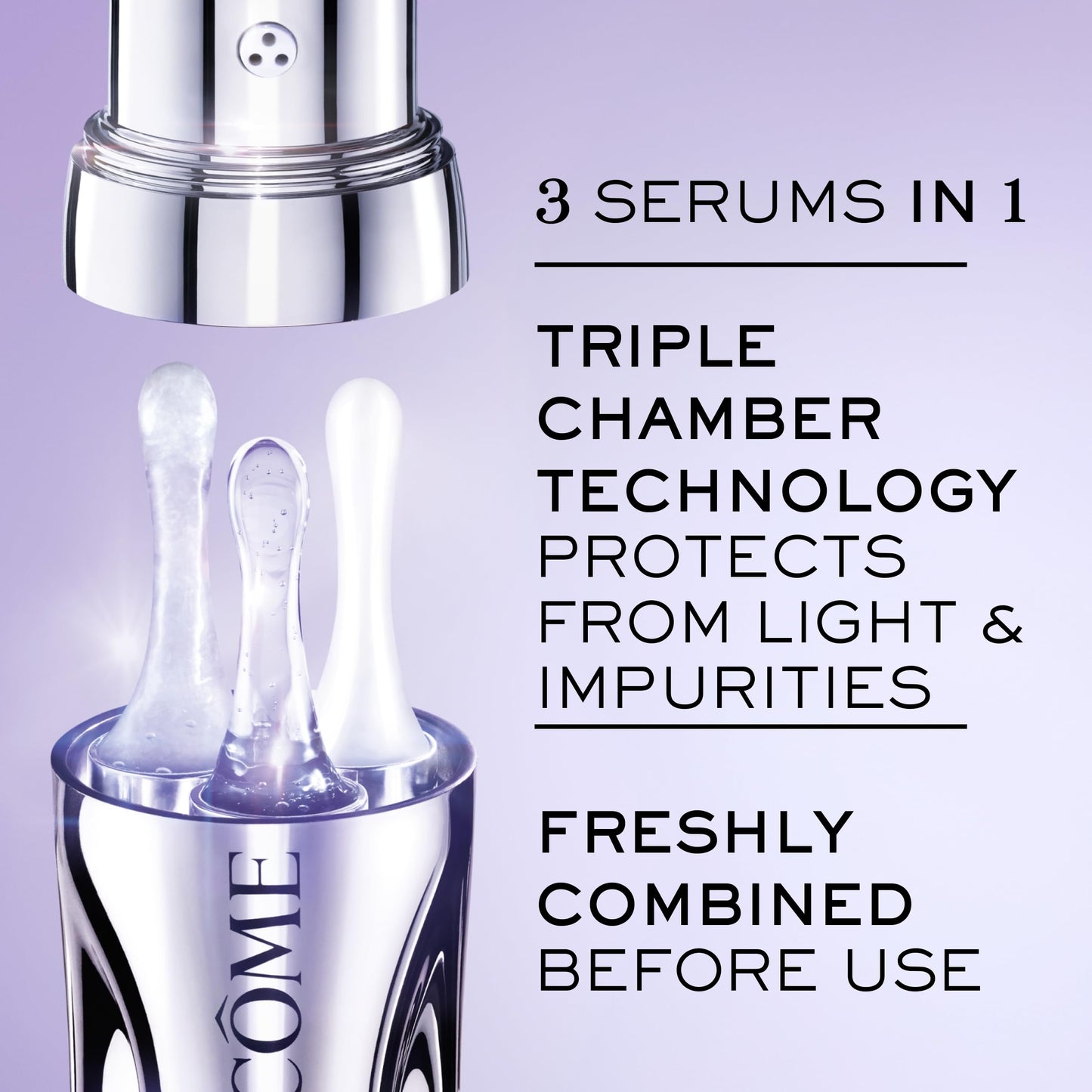 Lancôme Rénergie C.R.x. Triple Serum Retinol - Anti-Aging Serum With Pure Retinol, Pure Vitamin C, X-Peptide - Target Wrinkles and Pores - All Skin Types, including Sensitive 1.69 Fl. Oz.