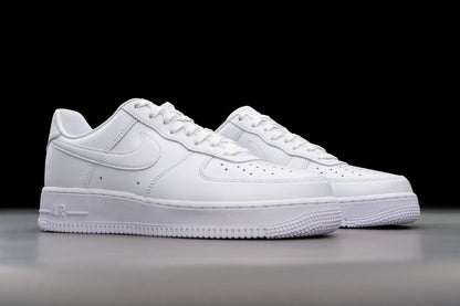 Nike Air Force 1 '07 Low Mens Basketball Shoes (Men's 10.5 Medium, White/White)