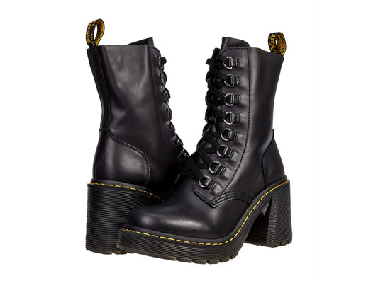 Dr. Martens womens Lace Fashion Boot, Black Sendal Nappa, 7 US