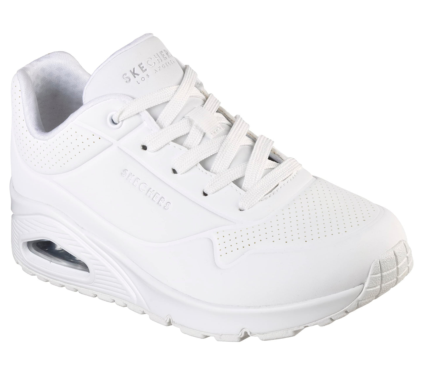 Skechers Women's Uno-Stand on Air Sneaker, White/White, 7