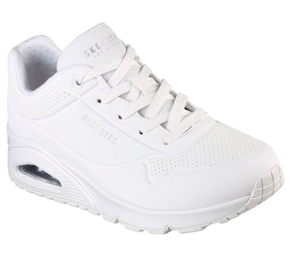 Skechers Women's Uno-Stand on Air Sneaker, White/White, 7