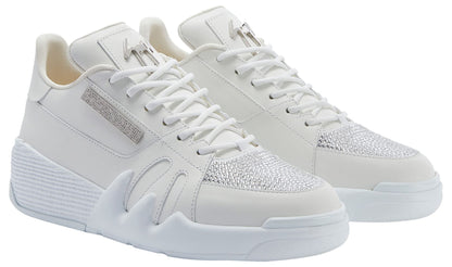 Giuseppe Zanotti,Talon Low-Top Sneakers Leather, 12, White