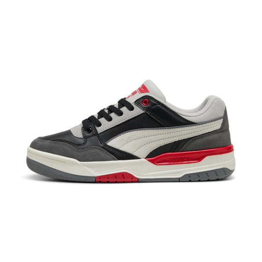 PUMA Men's Rebound Retro Shoes, Black-Cool Dark Gray-for All Time Red, 10