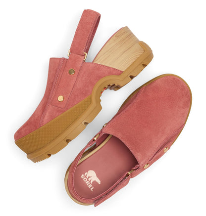 Sorel Women's Roam'n Clog RBR, Sandy Clay/Gum 17, 6.5 Regular