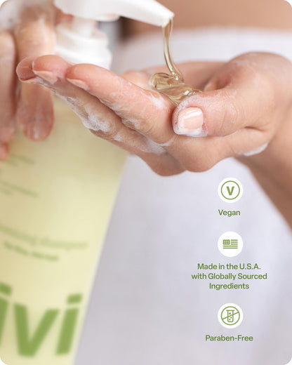 Divi Volumizing Shampoo for Women and Men - Lightweight Volume Shampoo for Fine Hair - Formulated to Cleanse, Nourish and Balance the Scalp, 12 Fl Oz.