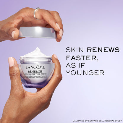 Lancôme Rénergie H.P.N. 300-Peptide Anti-Aging Face Cream with Hyaluronic Acid, Niacinamide & 300 Peptides - Visibly Reduces Wrinkles, Dark Spots & Sagging Skin -2.5 Fl. Oz