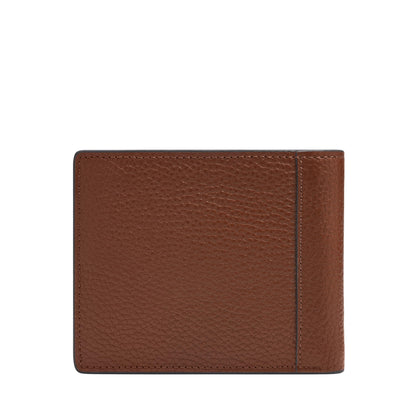 Fossil Men's Bifold Passcase Wallet, Huntington Brown, One Size