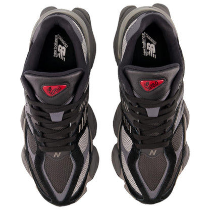 New Balance 9060 Unisex Shoes Size 10.5, Color: Black/Grey-Black
