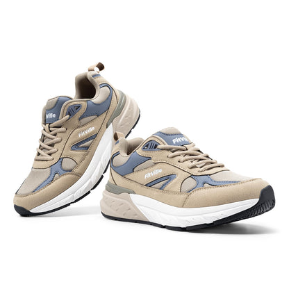 FitVille Wide Walking Shoes for Men Extra Wide Width Sneakers with Arch Support for Flat Feet Heel Pain Relief Plantar Fasciitis - Rebound NEO V1