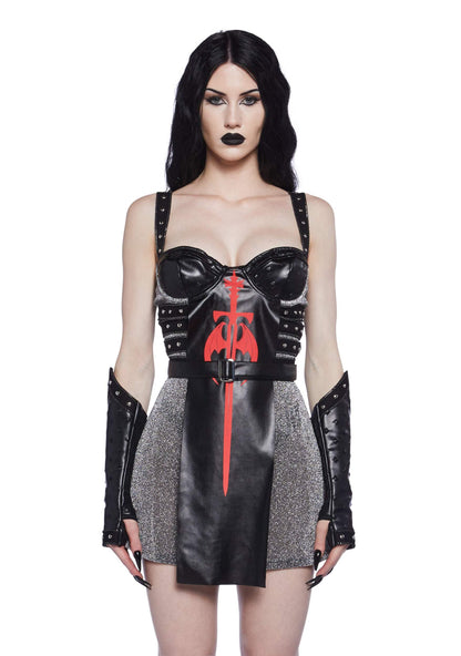 Dolls Kill Medieval Knight Womens Costume - Renaissance Outfit by Trickz N' Treatz - XX-Small