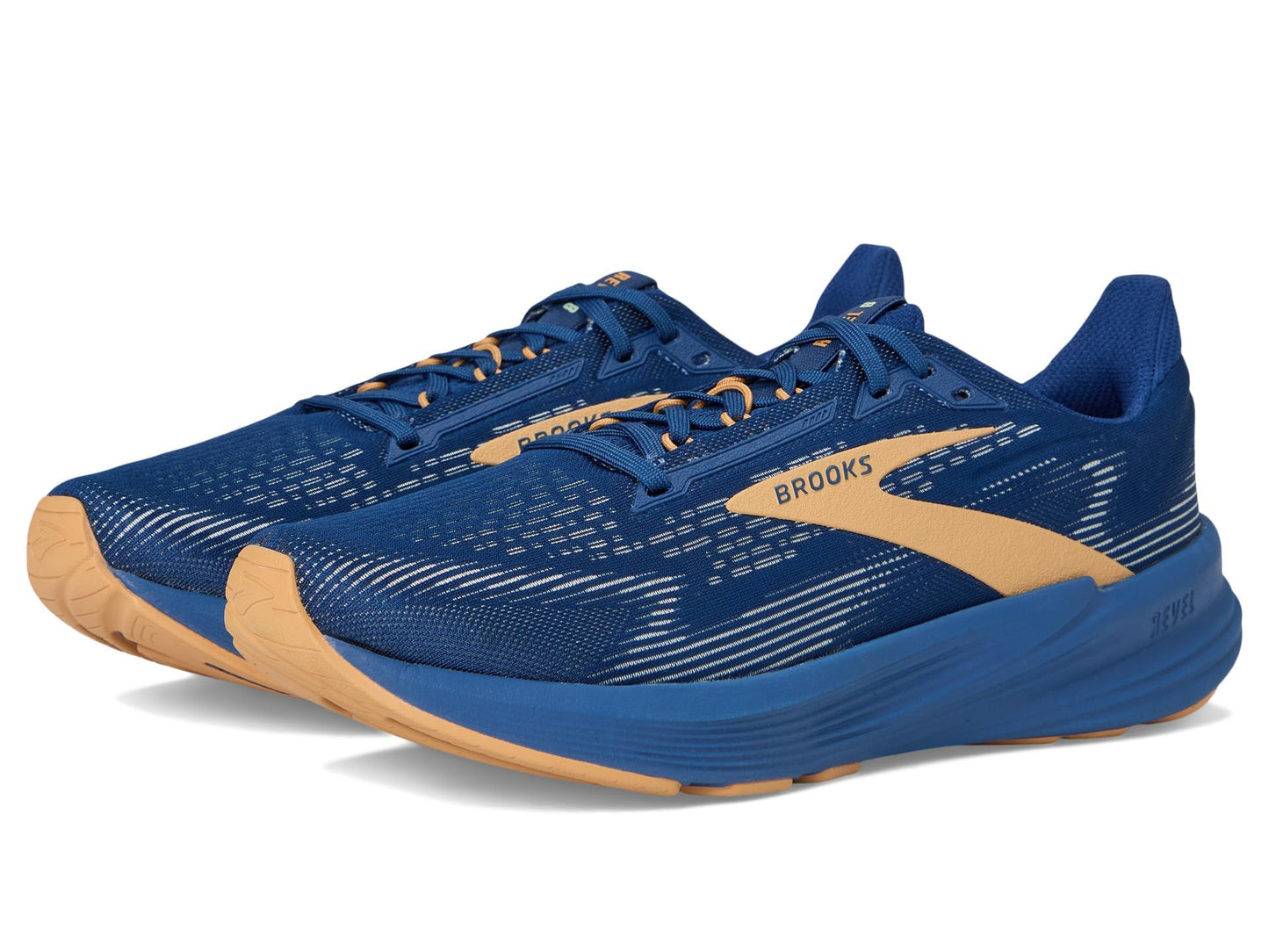Brooks Men's Revel 8 Blue/Honeydew/Taffy 10.5 Medium