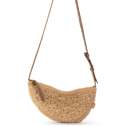 The Sak Tess Tess Crescent Shoulder Bag - Woman's Purse For Everyday & Travel - Handbag With Zipper Closure