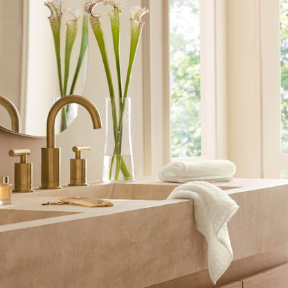 BOLL & BRANCH Turkish Waffle Bath Sheet Set - Cream - 6 Piece - Includes 2 Bath Sheets, 2 Hand Towels & 2 Washcloths - 100% Organic Turkish Cotton - Ultra Soft & Luxurious - Quick Dry