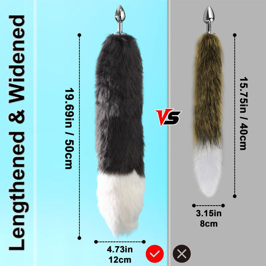 Fox Tail Plug with Interchangeable Butt Plug Training Kit