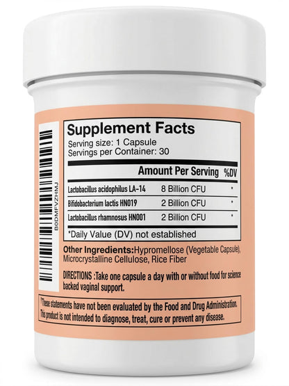 WforHer Vaginal Probiotics for Women - 12 Billion CFU with Clinically Studied LA-14, HN019 & HN001 - Supports pH Balance, Vaginal Flora, Digestion & Feminine Wellness - 30 Daily Capsules