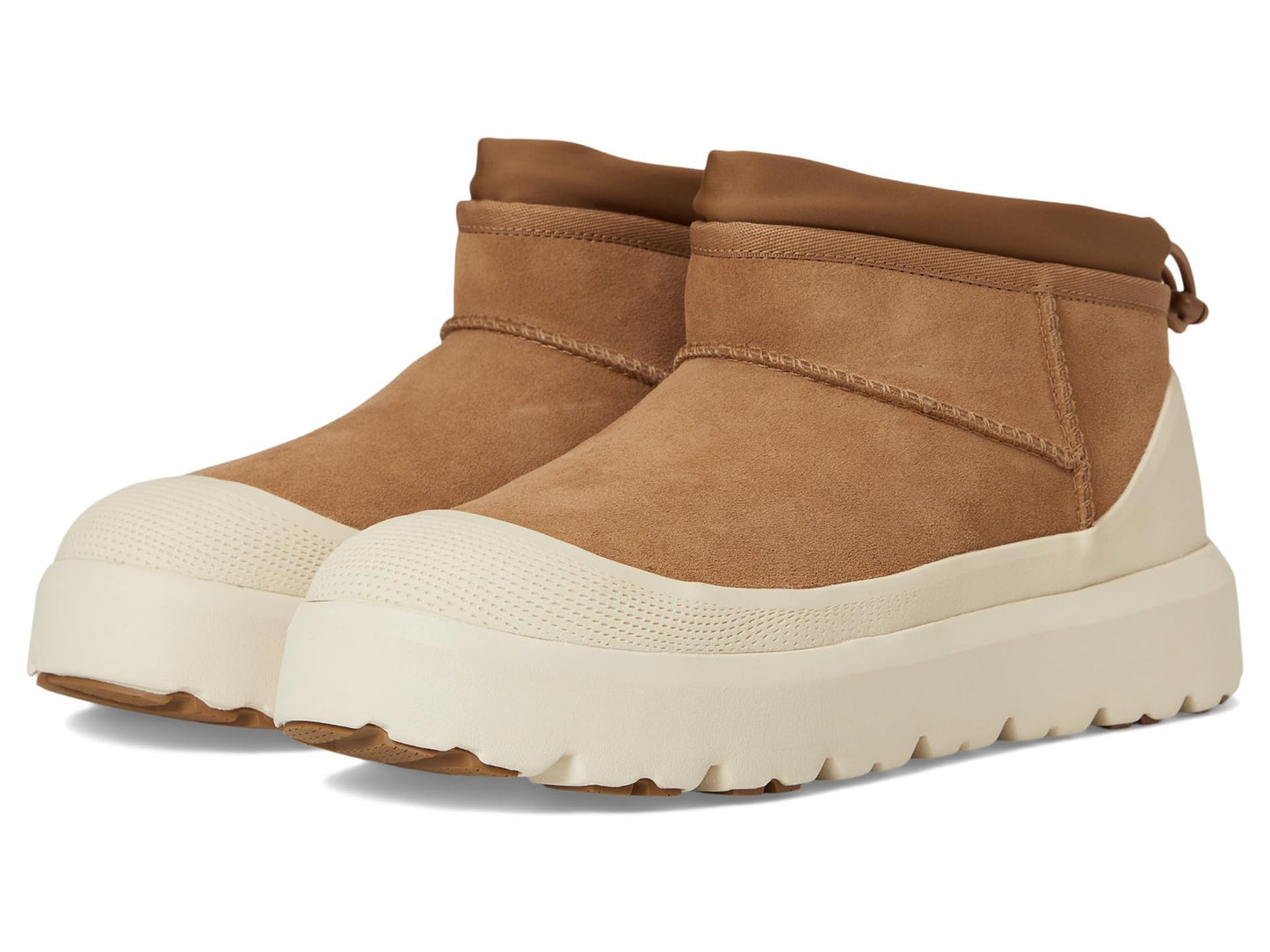 UGG Men's Cl Ultra Mini Weather Hybrid Boot, Chestnut/Whitecap, 9